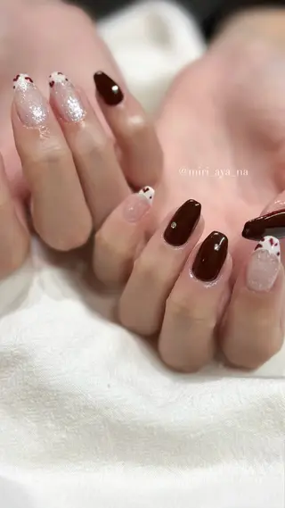 ネイル 新宿代々木/韓国系 ワンホン/aya🫧のネイルデザイン