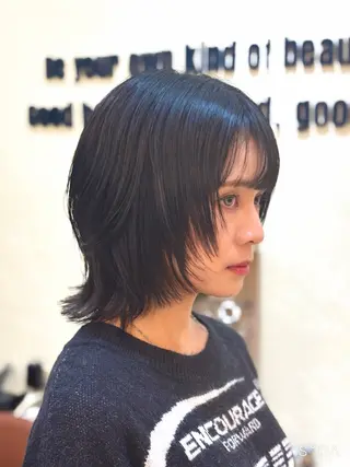 ショート パーマ 芝本 晴奈 🌼*･のヘアスタイル