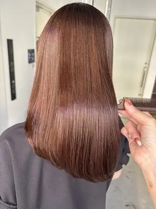 セミロング RISE SWELL momoneのヘアスタイル