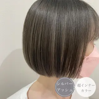 ショート カラー アンブレラカラー💫 フェイスフレーミングのヘアスタイル