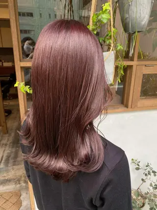 セミロング カラー ENIF ヤマグチアツコのヘアスタイル