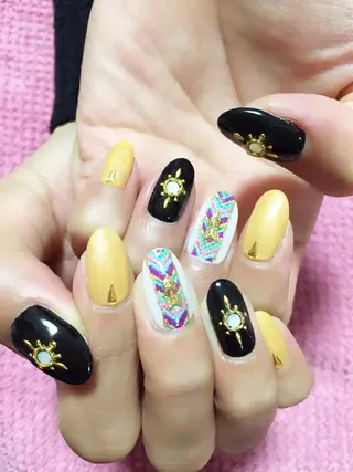 ネイル ツメトマツゲ .のネイルデザイン