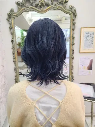 ミディアム カラー 【縮毛矯正/髪質改善 カラー】yumiのヘアスタイル