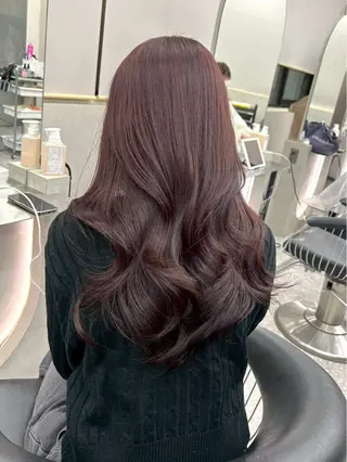 ロング カラー 🎀大川 錬🎀 ブリーチなしWカラーのヘアスタイル