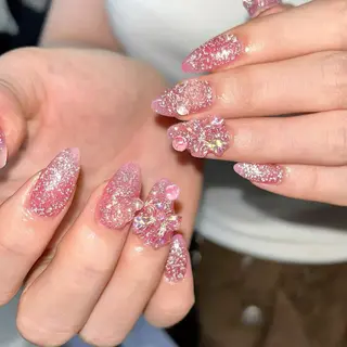 ネイル 🎀NAIL🎀 AI🪄︎︎◝✩のネイルデザイン