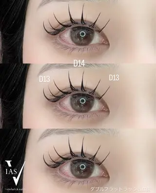 マツエク・マツパ VIAS YURINAのマツエク・マツパデザイン