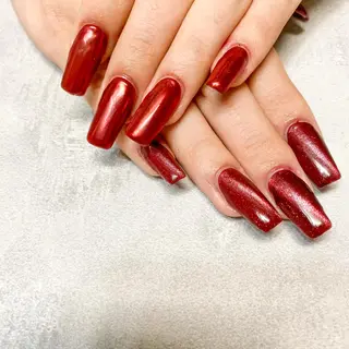 ネイル ゴテゴテ💙ワンホン リオナのネイルデザイン