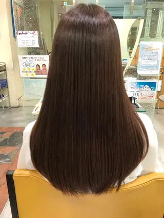 ロング 三田 豪のヘアスタイル