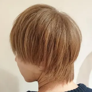 メンズ カラー パーマ ブリーチ/ヘアケア/ 艶髪/イギチハルのヘアスタイル