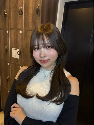 ロング カラー Bonheur銀座 /前田 栞九郎のヘアスタイル