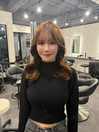 ミディアム LAVEL 渋谷 髪質改善 レイヤーカット所属・💖艶髪/韓国ヘア 💖asukaのヘアスタイル