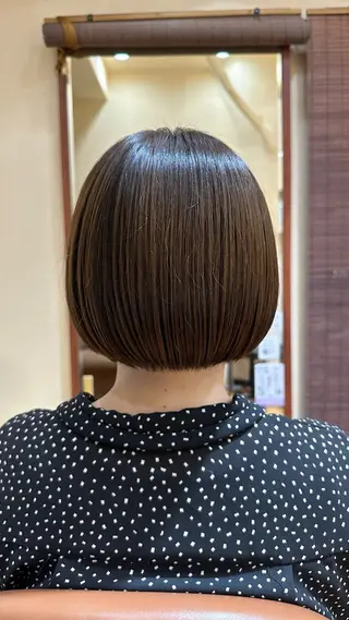 ミディアム 小顔ボブ/お悩み解決 /ボブパーマ/とういのヘアスタイル