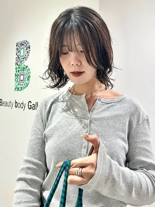 ショート パーマ 👔ボブ﹨似合 わせパーマ🩳ももかのヘアスタイル