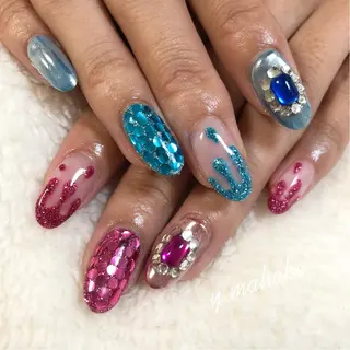 ネイル She nail studio 原宿所属・パラジェル有/ スカルプ/mahoのネイルデザイン