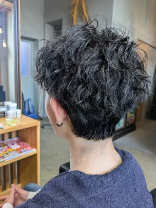 パーマ メンズ 児玉 翠のヘアスタイル
