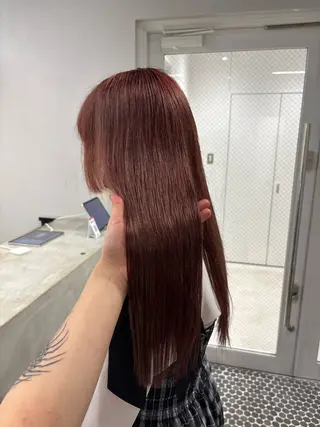 ロング 吉澤 愛心のヘアスタイル