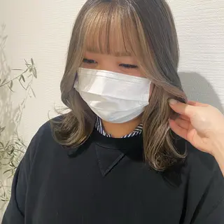 ミディアム en⁺　trust所属・レノ/en trust/金沢市のヘアスタイル