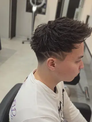 メンズ ショート Lapis 名古屋駅前店所属・LEN名古屋/パーマ 海外ヘア/メンズ特化のヘアスタイル