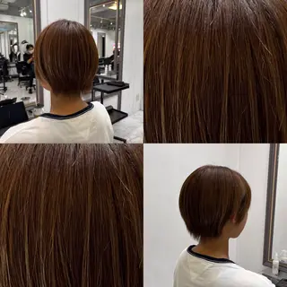 ショート カラー THE  ESCALA表参道所属・Hana🌷/ 透明感/艶髪/表参道のヘアスタイル