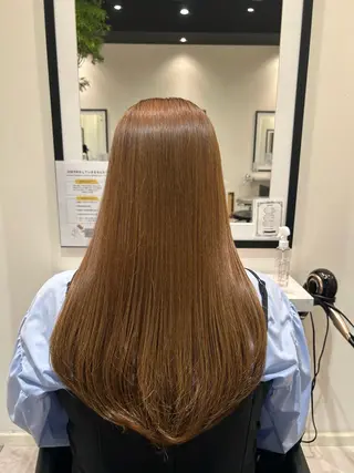 ロング カラー3000円🦋 鈴木思音のヘアスタイル