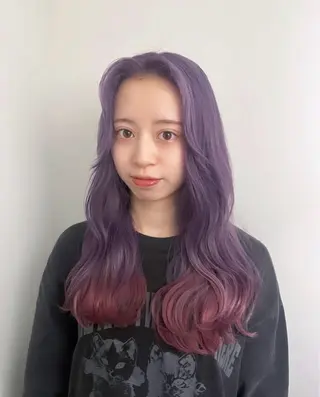 ロング Hana ハイトーン🕯🩰のヘアスタイル