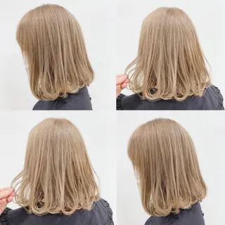 ミディアム カラー 美容室 HAKUAのヘアスタイル