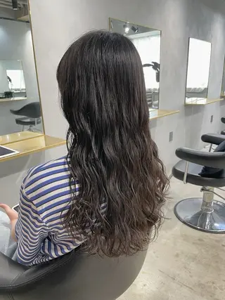 ロング パーマ 【arc】Ruri コテ巻き風パーマのヘアスタイル