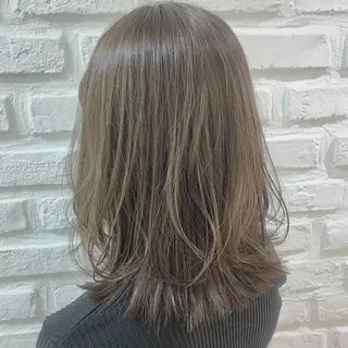 ミディアム カラー 【髪質改善】 kasumi🌷🌷のヘアスタイル