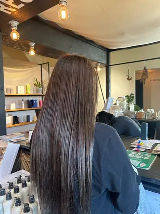 ロング カラー 岡崎/オリーブ系/ 暖色系/さらのヘアスタイル