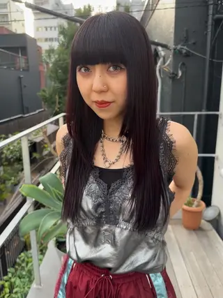 セミロング カラー ボブ/似合わせカット /ニュアンスカラーのヘアスタイル