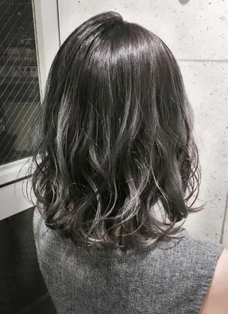 ミディアム LITTY所属・レイヤー/髪質改善 /山永圭介のヘアスタイル