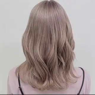 セミロング カラー ☁️グレージュカラー TAKUYA☁️のヘアスタイル