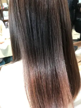 ミディアム カラー エイジングケア特化 美容師✂️山崎竜二のヘアスタイル