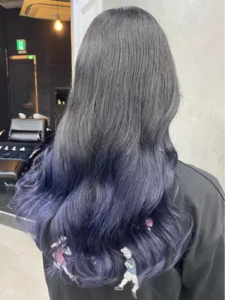 ロング カラー 🧸艶々韓国ヘア 🧁mizunaのヘアスタイル