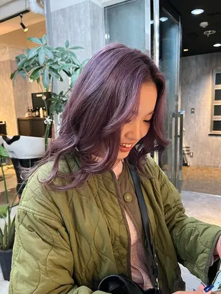 ミディアム TIDEHAIR JUNYAのヘアスタイル