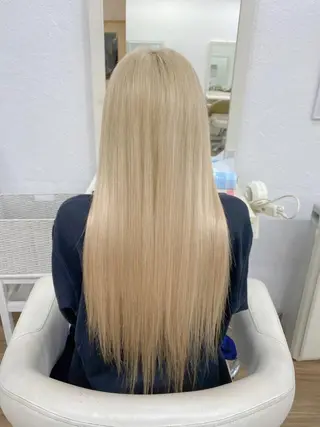 セミロング カラー GLOSS 心斎橋 山上のヘアスタイル