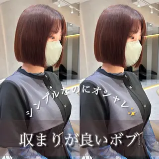 ショート カラー レイヤー❣️縮毛矯正 川村利幸のヘアスタイル