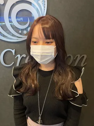 ロング ハイトーン ／ レイヤー/吉田陸斗のヘアスタイル