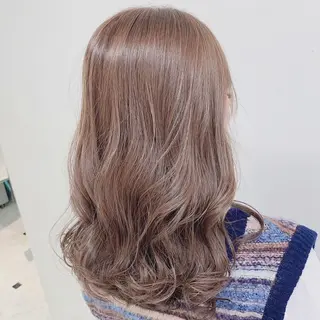 セミロング カラー 🪄池袋ハイトーン 🪄ブリーチカラーのヘアスタイル