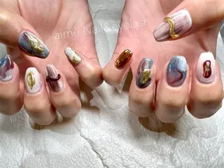 ネイル aime 中崎町のネイルデザイン