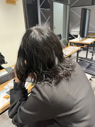 ミディアム パーマ NYLON.所属・ブリーチ/縮毛矯正 ❤️‍🔥シンノスケのヘアスタイル