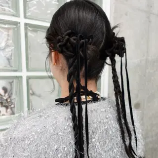 ロング ヘアアレンジ 🌐サトウ リョウ🌐のヘアスタイル