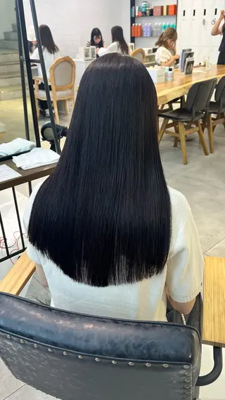 ロング カラー パーマ メンズパーマ/ メッシュ📍ﾕﾘのヘアスタイル