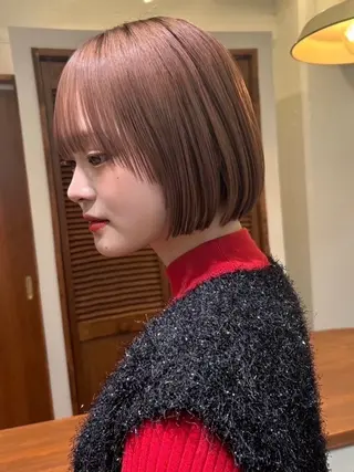 ショート 長島美織 /透明感カラーのヘアスタイル