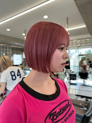 ショート カラー 🐯ミルクティーベー ジュ/大雅🐯のヘアスタイル