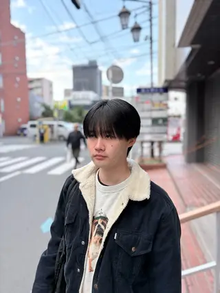 メンズ シャドウパーマ/縮毛 矯正/髪質改善/颯大のヘアスタイル