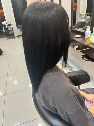 カラー オプスヘアーフェリース所属・土井遥風/福岡天神/ 縮毛矯正モデル募集中のヘアスタイル