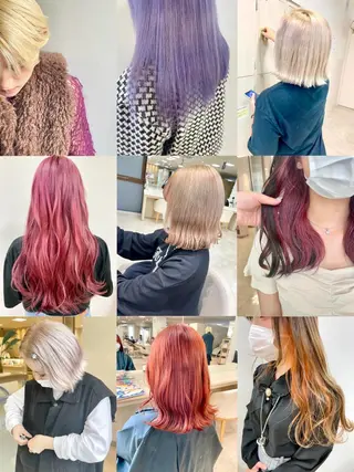 カラー ヘアアレンジ 🍒KIKUCHI KANAE🍒のヘアスタイル