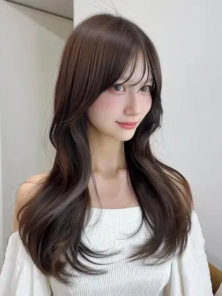 ロング カラー 髪質改善💎 ASUKAのヘアスタイル