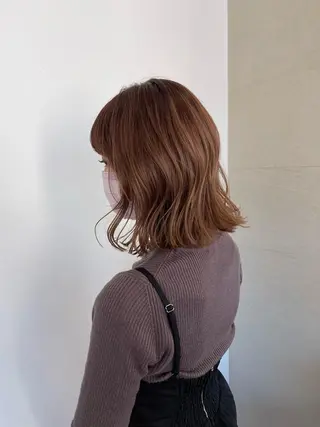ミディアム カラー shiori/暖色/ レイヤー/似合わせのヘアスタイル
